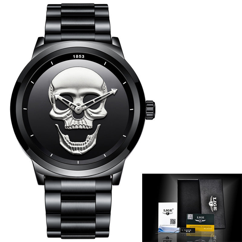 Simple skull watch