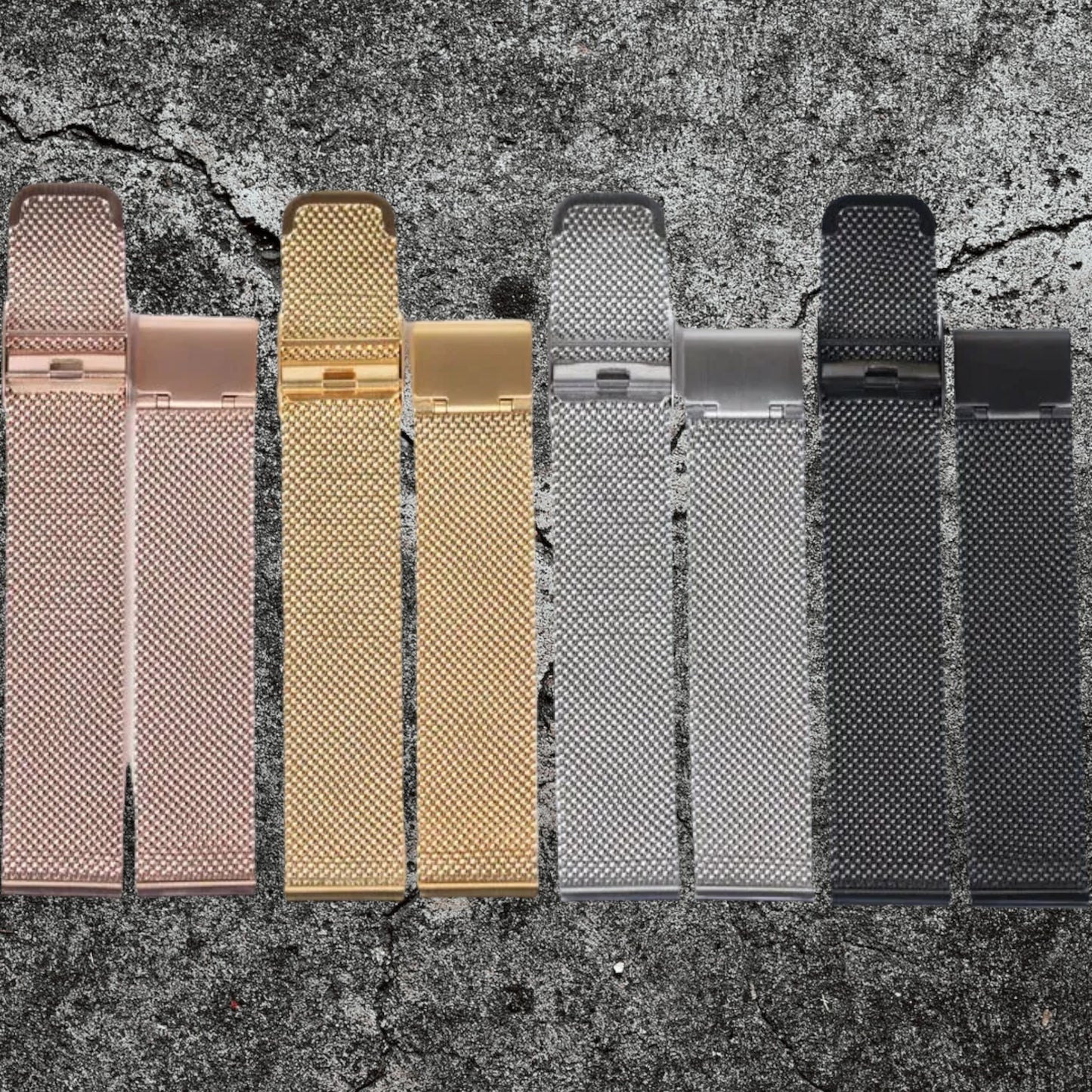 Nämä milano mesh verkkometalliset Kellonranneke milaslid | teräs, ovat oikeasti hyviä rannekkeita, kun haluat ylellisyyttä arkeesi ja juhlaan. Kaksiosainen, pikajousitappinen ranneke on kellollesi mitä upein kaveri! Älykellolle ja tavalliselle rannekellolle sopiva kaveri, vaikka pukukellon rannekkeeksi sopiva näyttävä ja samalla edullinen metalliranneke