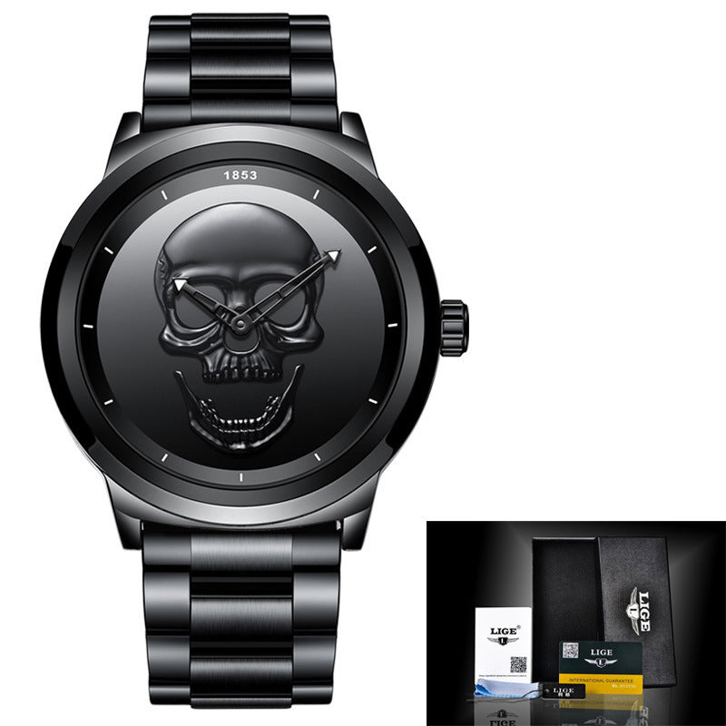 Simple skull watch