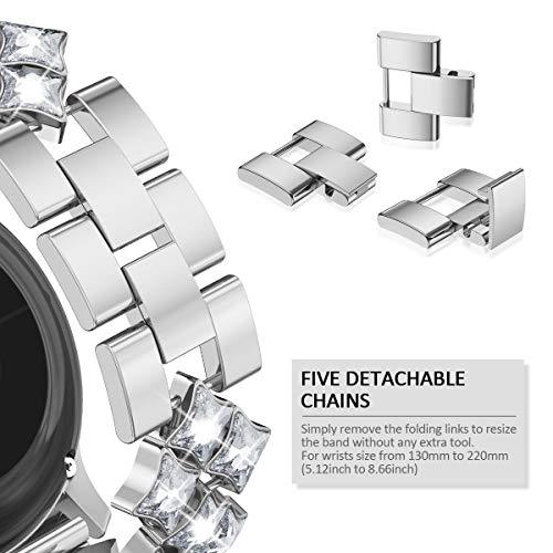 Gypsophila stainless steel watch strap