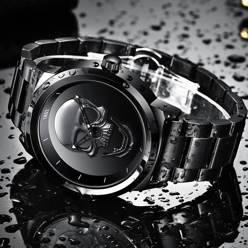 Simple skull watch