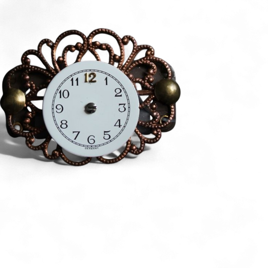 Rannekello rintakoru - pinssi vintage steampunk