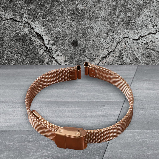 Nämä milano mesh verkkometalliset Kellonranneke milaslid | ruusukulta, ovat oikeasti hyviä rannekkeita, kun haluat ylellisyyttä arkeesi ja juhlaan. Kaksiosainen, pikajousitappinen ranneke on kellollesi mitä upein kaveri!