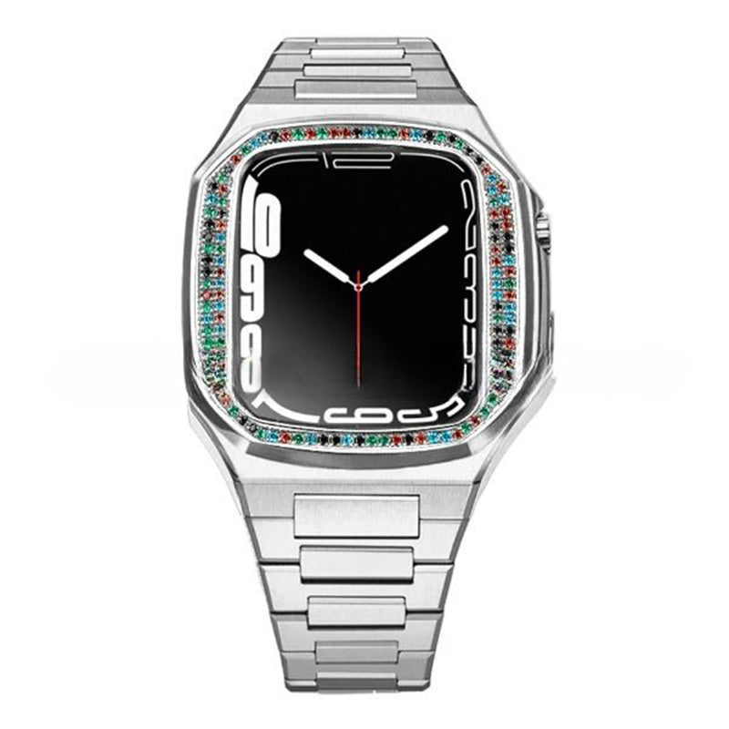 Stainless Steel Integrated Watch Modification Shell Diamond