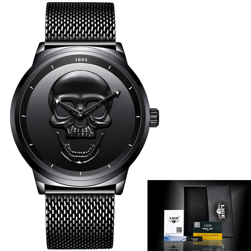 Simple skull watch