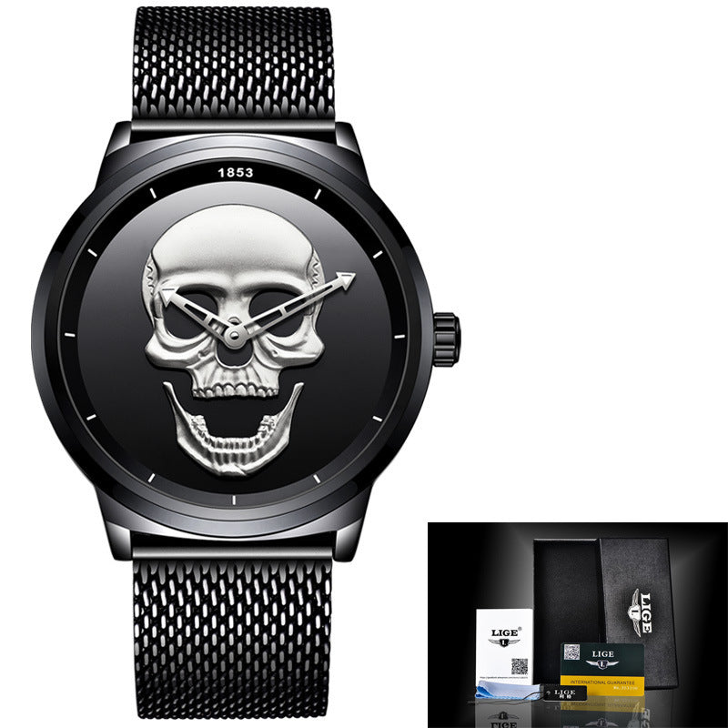 Simple skull watch