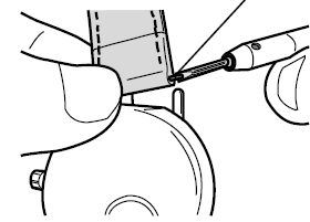 Jousitapit / jousinastat 2kpl - taitettu kaareva