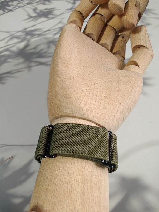 Ukkoset vihreä Kellonranneke – joustava kellonranneke, joka on vain loistava