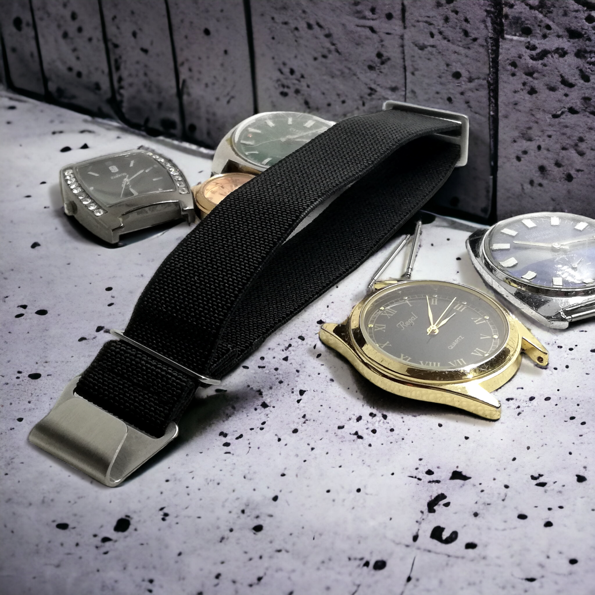 Kellonranneke Marine Nationale | joustava musta