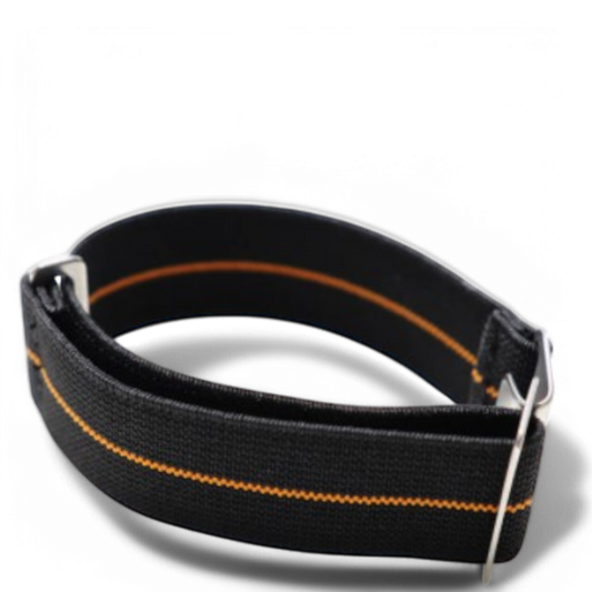 Marine Nationale kellonranneke  | joustava musta oranssi raidalla