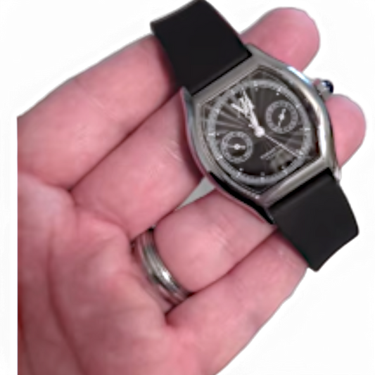 RogueOps Fluro Rubber |  musta kellonranneke