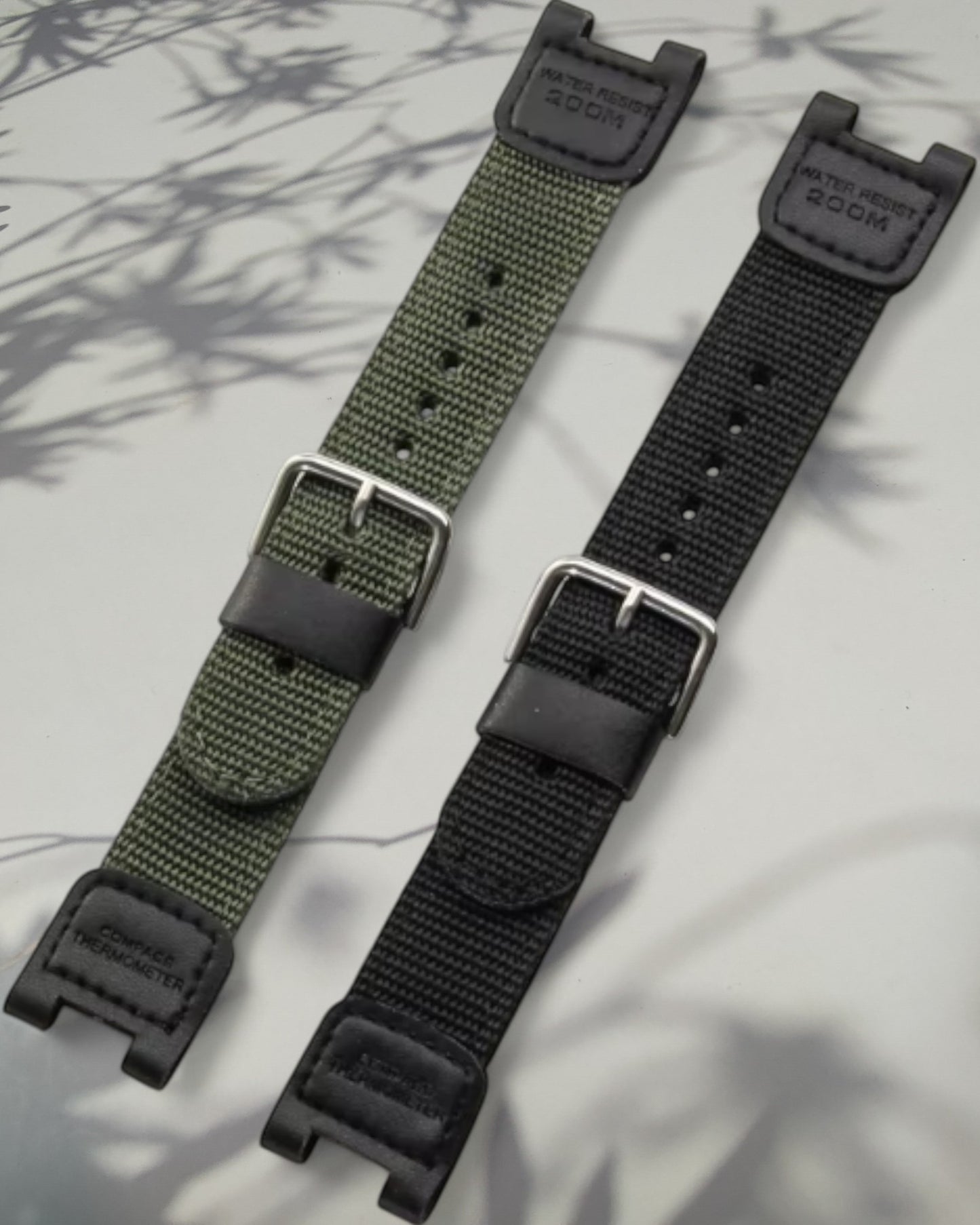 Kellonranneke nylon tektiili | casio Casio SGW-100 pehmeä silikoniranneke