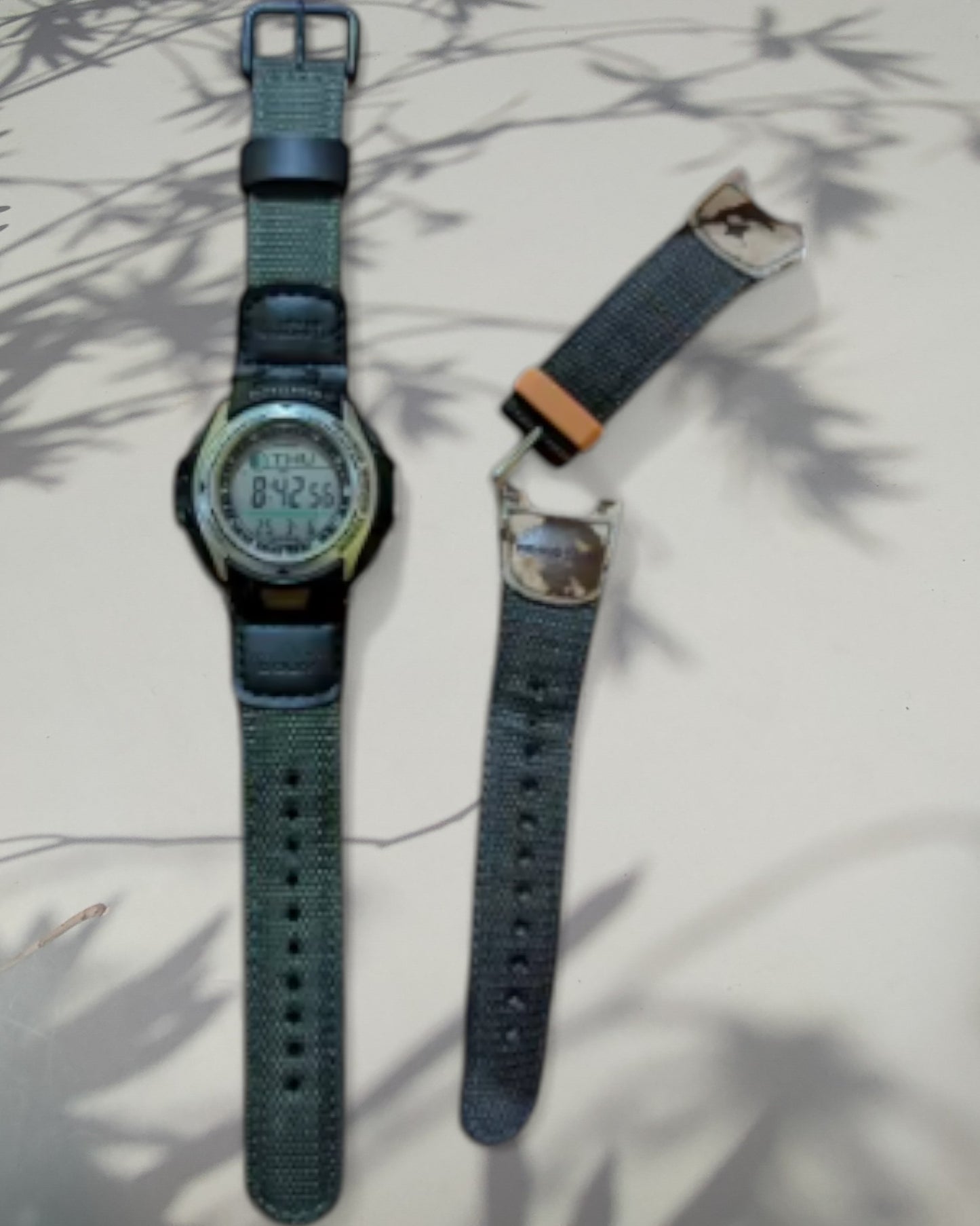 Kellonranneke nylon tektiili | casio Casio SGW-100 pehmeä silikoniranneke