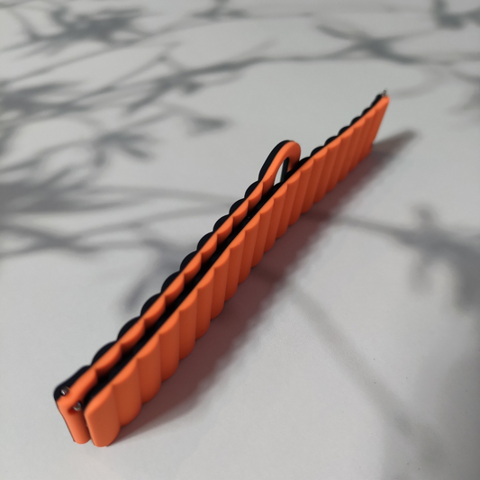 Kellonranneke Magsi - magneettinen silikooni musta/oranssi