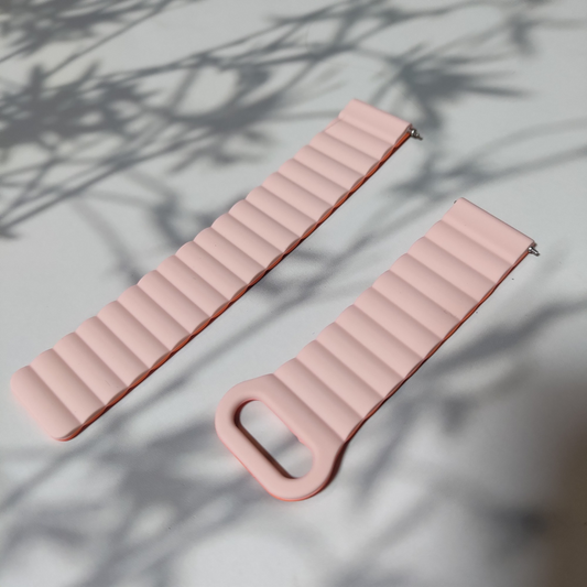 Kellonranneke Magsi - magneettinen silikooni pinkki oranssi