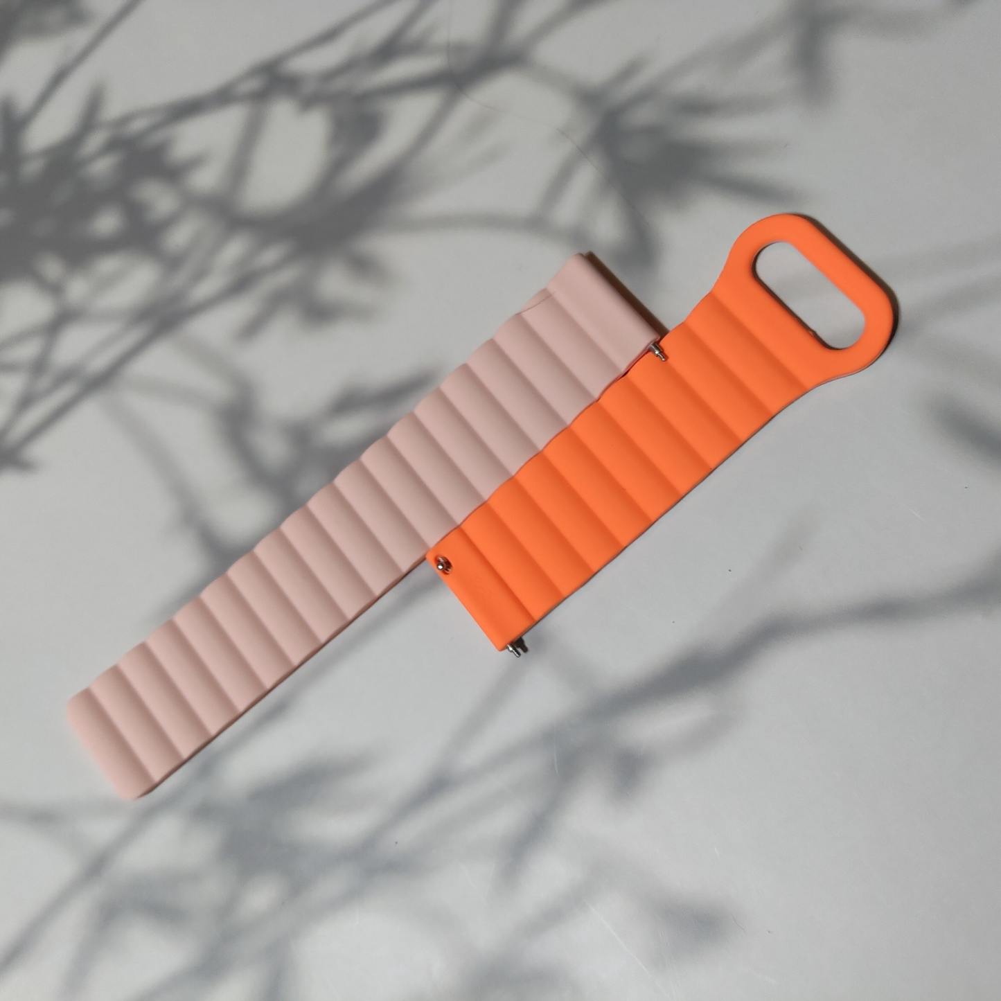 Kellonranneke Magsi - magneettinen silikooni pinkki oranssi