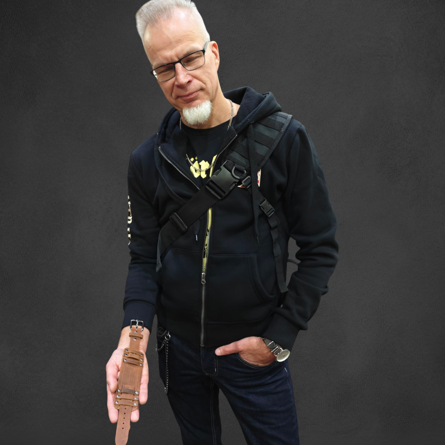 Nahkaranneke Bukar - min. 24mm