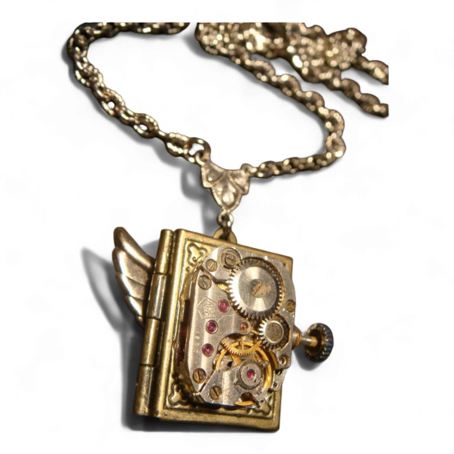 Rannekello kirjakorut vintage steampunk