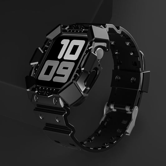 Silicone Creative Watch Case With Integrated Frosted Strap