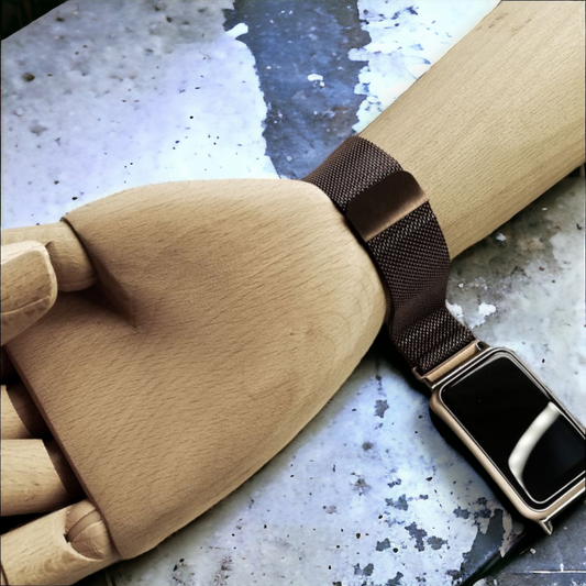 Teräsranneke Milanom | ruskea