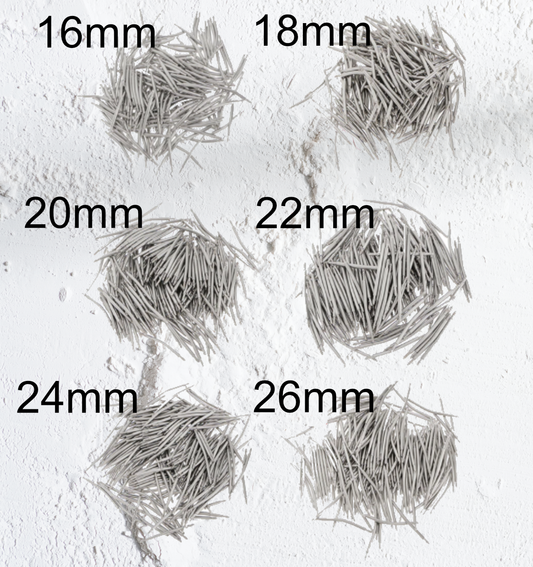 Jousitapit / jousinastat 2kpl - taitettu kaareva