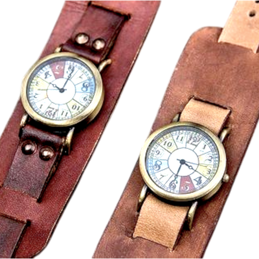 Karu viikinkimäinen nahkaranneke: Rautaranta