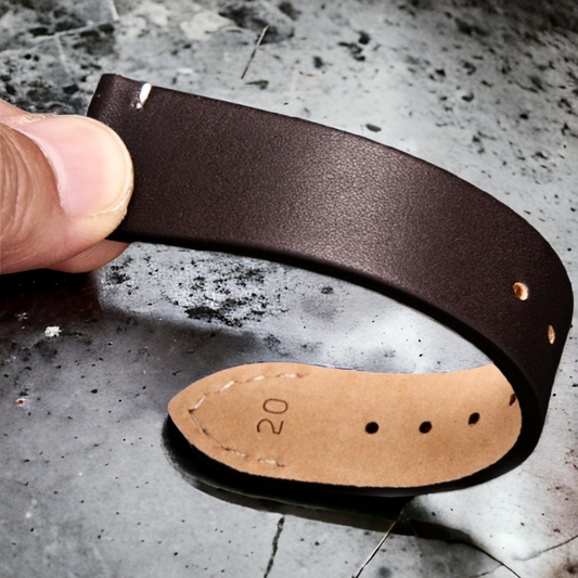 Nahkaranneke SimpleMoo| ruskea