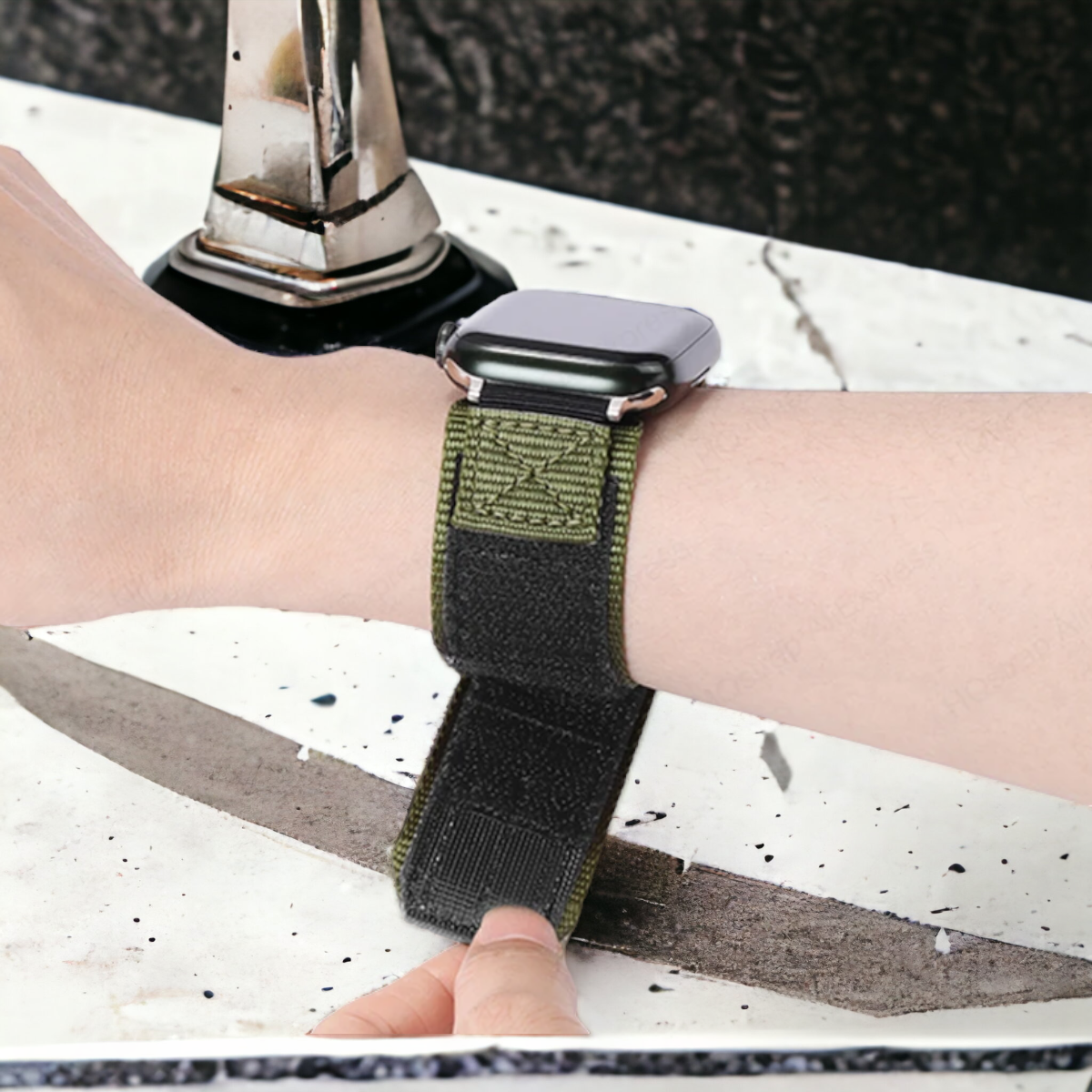 Kellonranneke cordny| vihreä