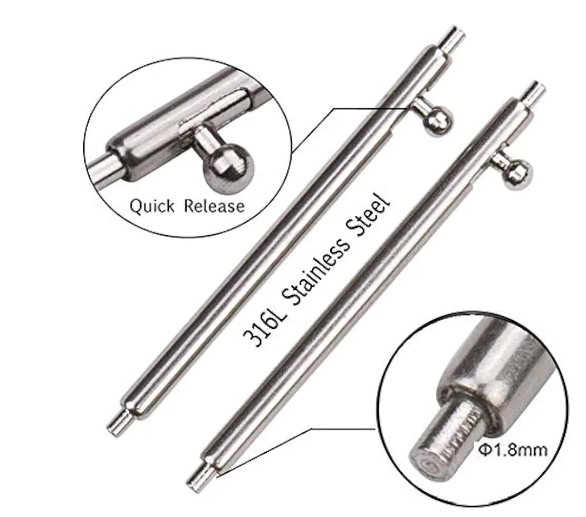 Pikajousitapit 2kpl - 1,5mm ja 1,8mm