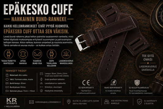 PIKKUPIMEE Nahkaranneke bund
