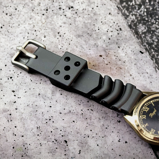 Kellonranneke Kumiranneke  | sikeion sileif kaksiosainen musta