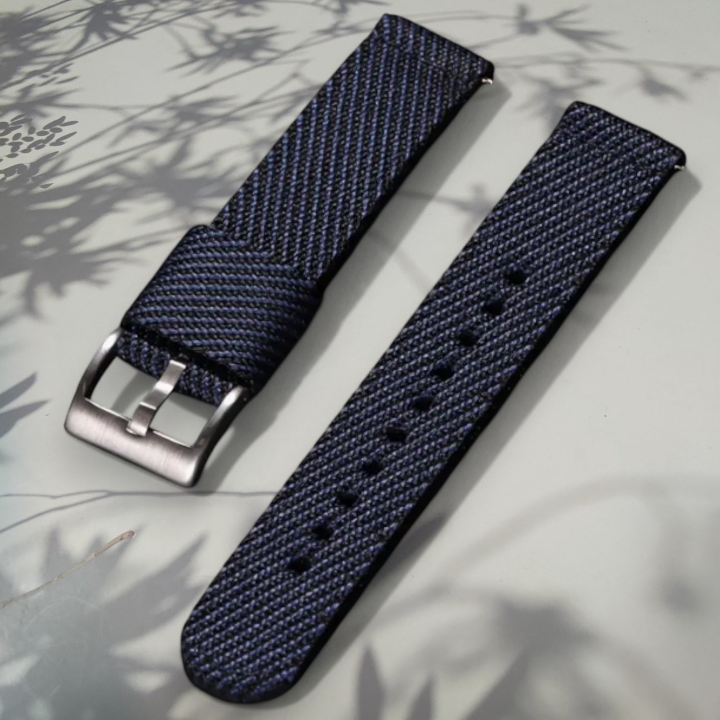 Kellonranneke Sissin Sinetti - | 25cm ja 21cm pituiset tekstiilirannekkeet