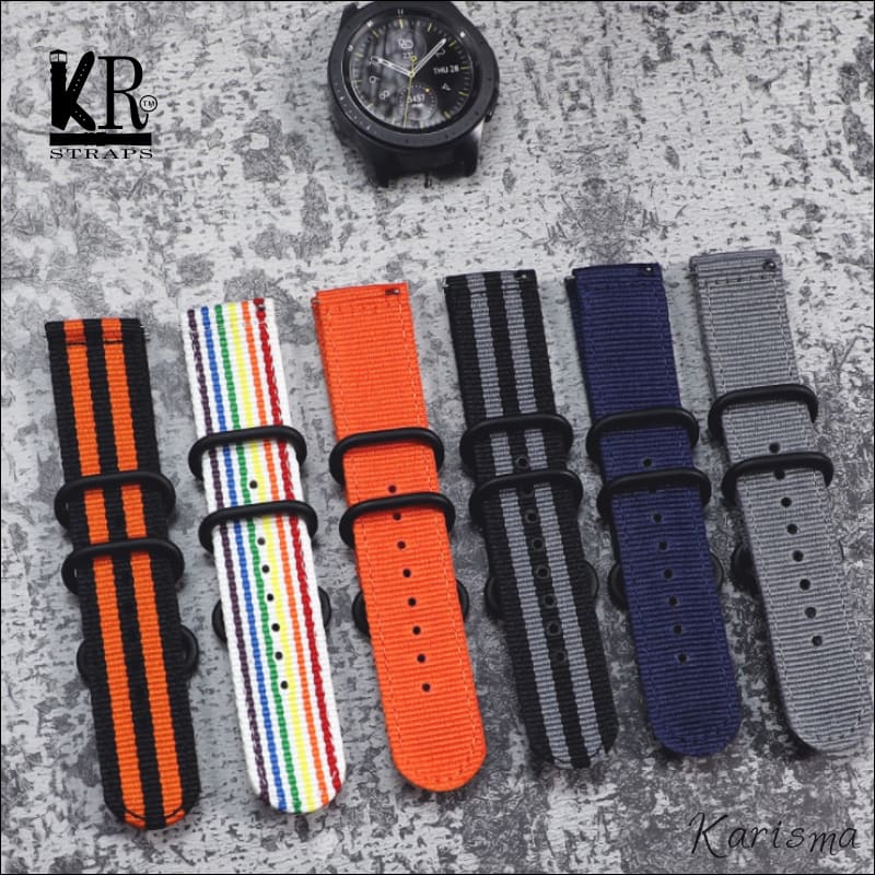 Hyvä zulu natotyyppinen kellonranneke kaksiosaisena, useassa värissä Hyvän tuntuinen, hiukan karhea ja vahvakudoksinen seatbelt tyyppinen nailon kangas materiaali. Varsin vahvaa ja pätevän duunari fiiliksen antavaa kangasta. Ja silti military henkeen.