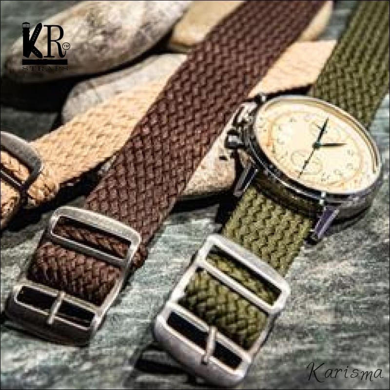 Kellonranneke Perlon | tekstiili ruskea