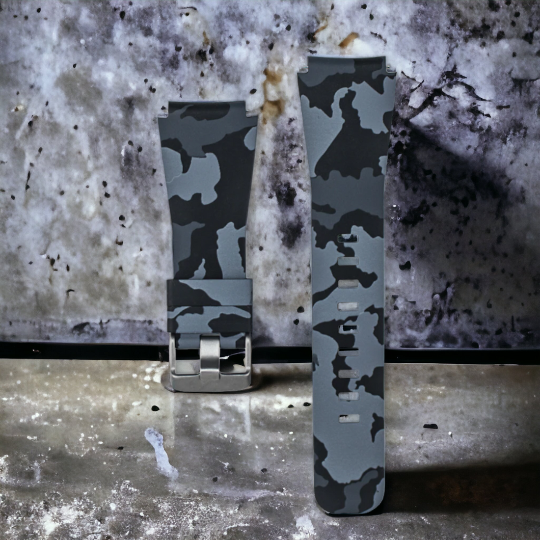 Kellonranneke Kumiranneke  | Tukeva camo harmaa