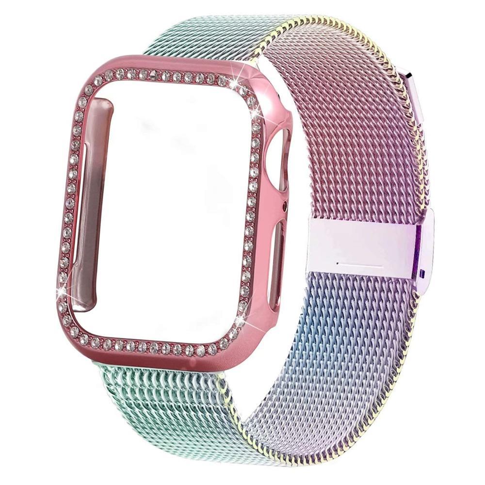 Loop magnetic watch strap
