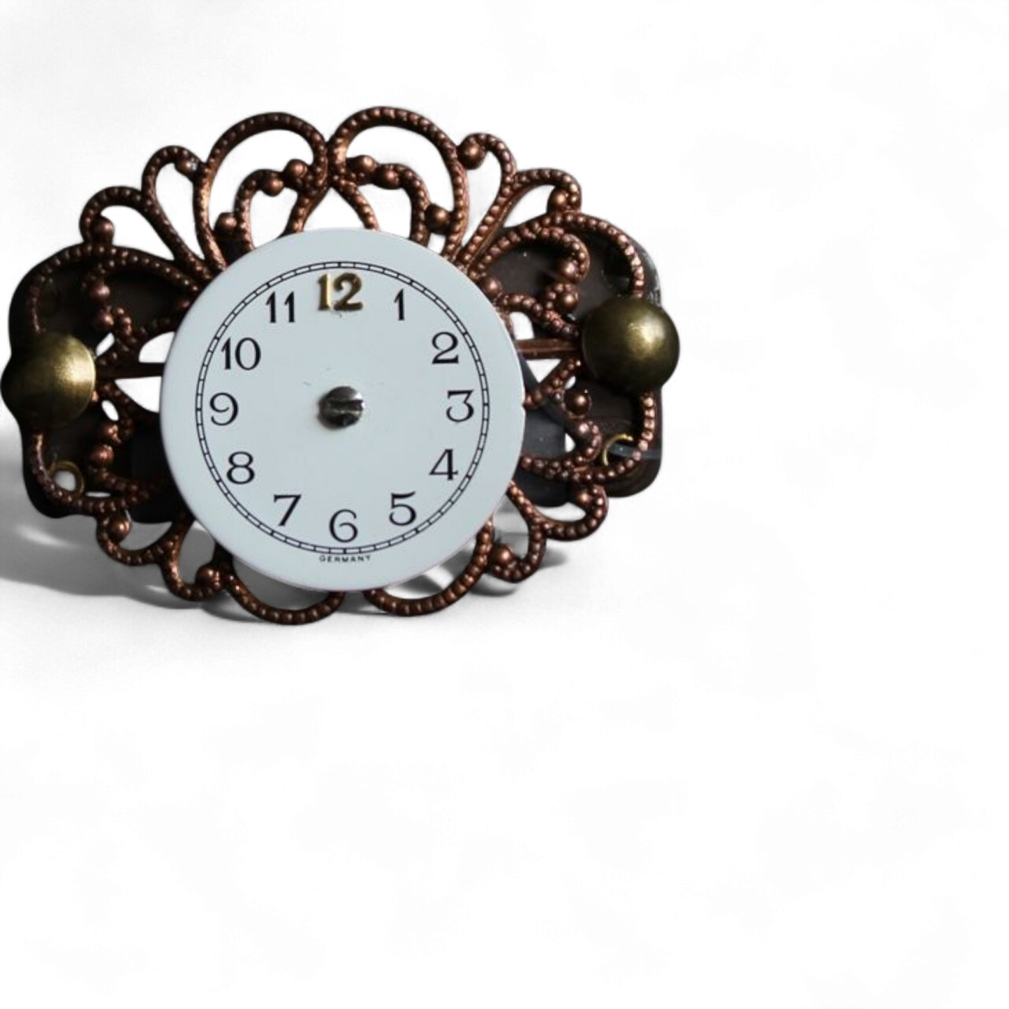 Rannekello rintakoru - pinssi vintage steampunk