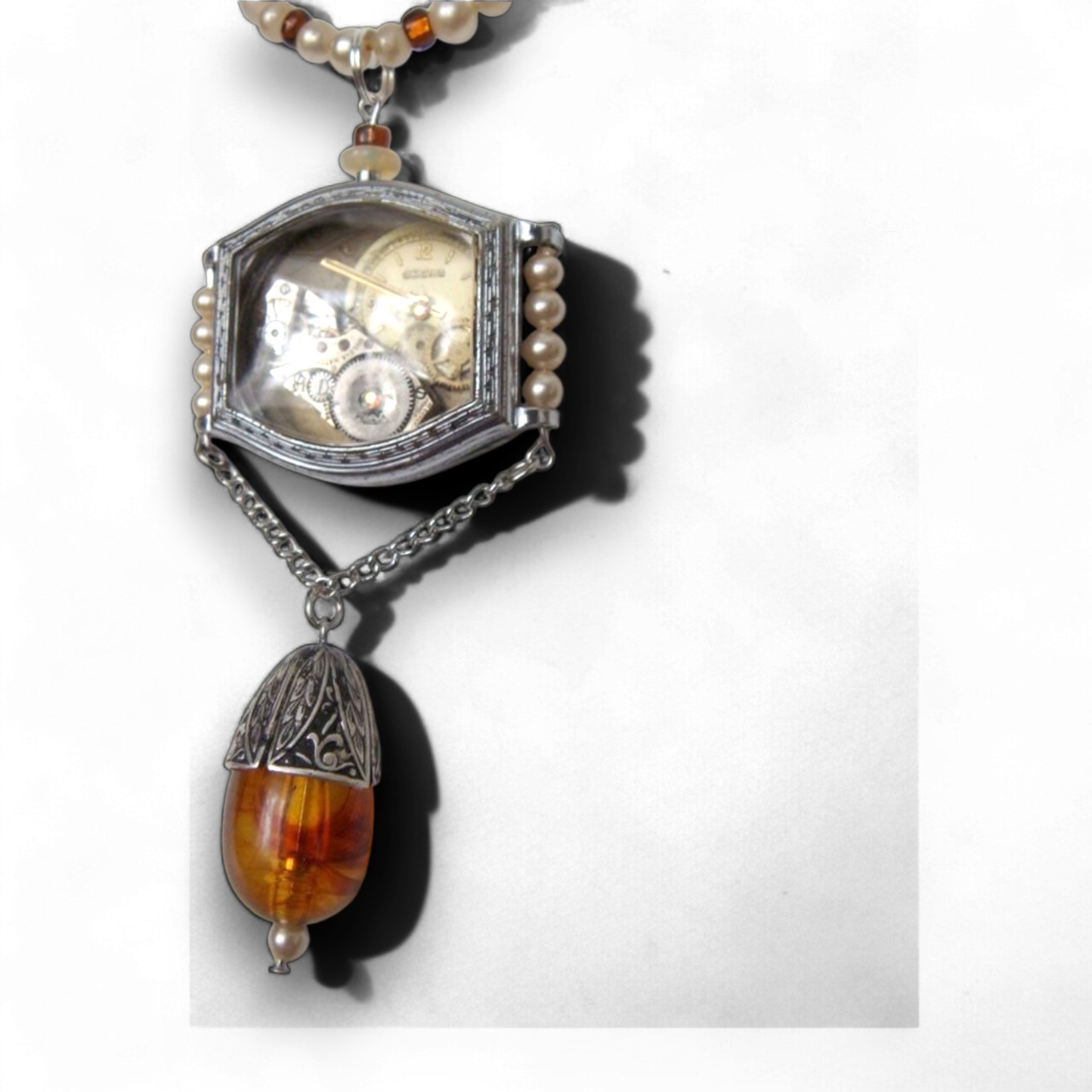 Rannekello kaulakoru  vintage steampunk