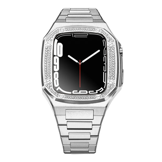 Stainless Steel Integrated Watch Modification Shell Diamond