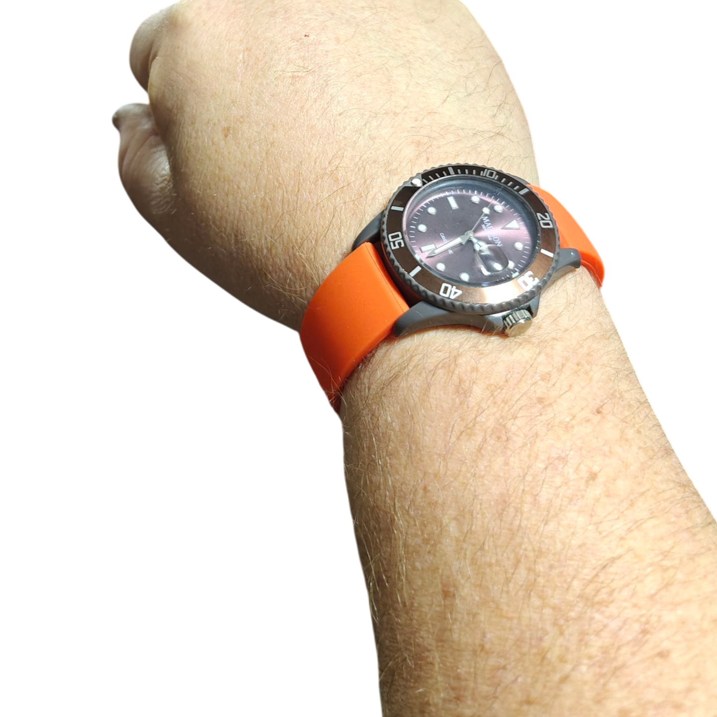 Skaldin Saviranta Kellonranneke silikooni | linkki-perhoslukko