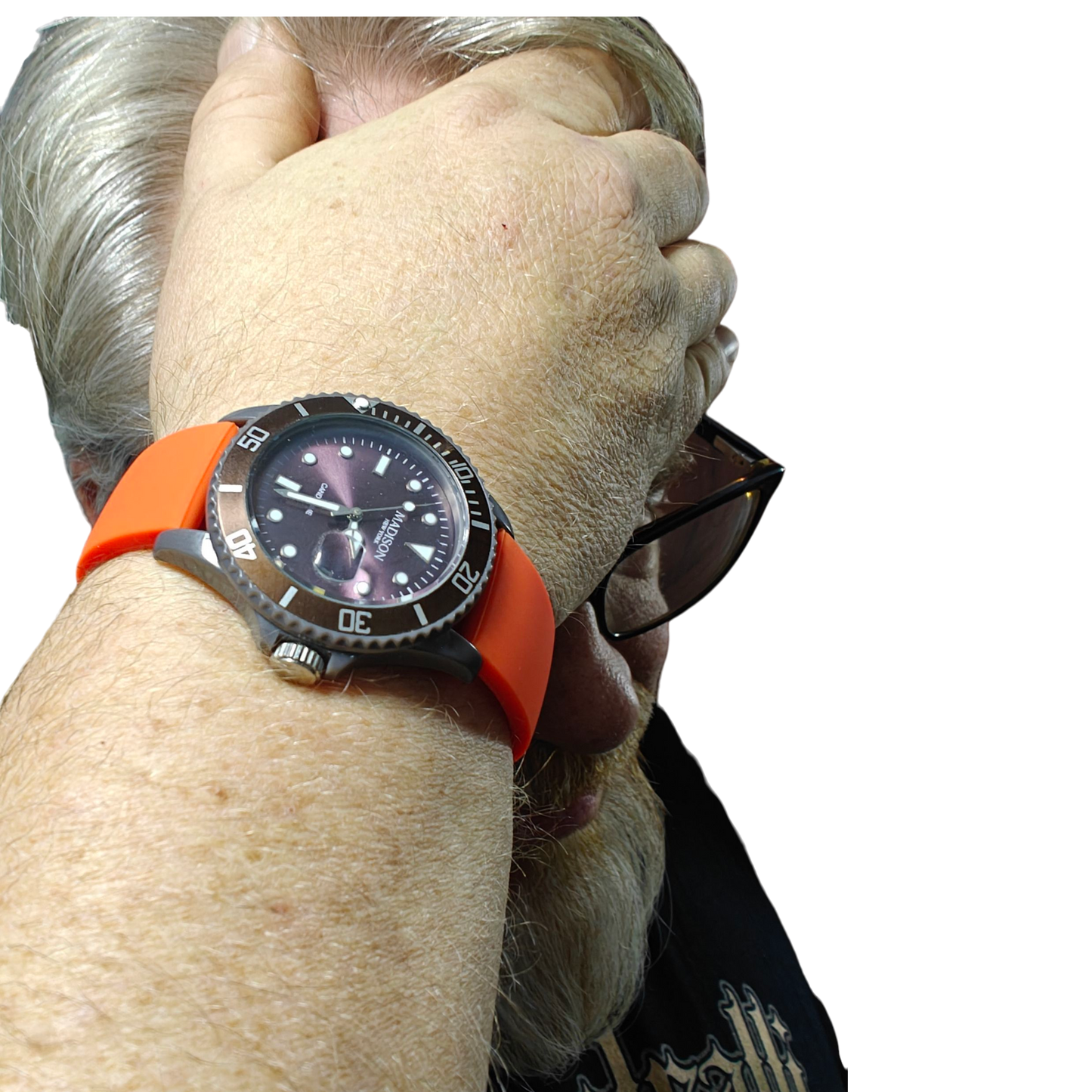 Skaldin Saviranta Kellonranneke silikooni | linkki-perhoslukko