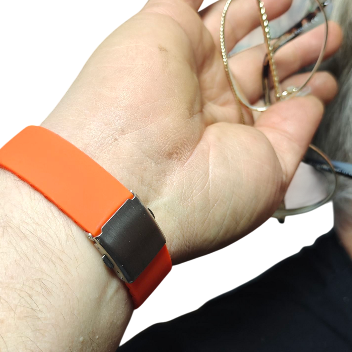 Skaldin Saviranta Kellonranneke silikooni | linkki-perhoslukko