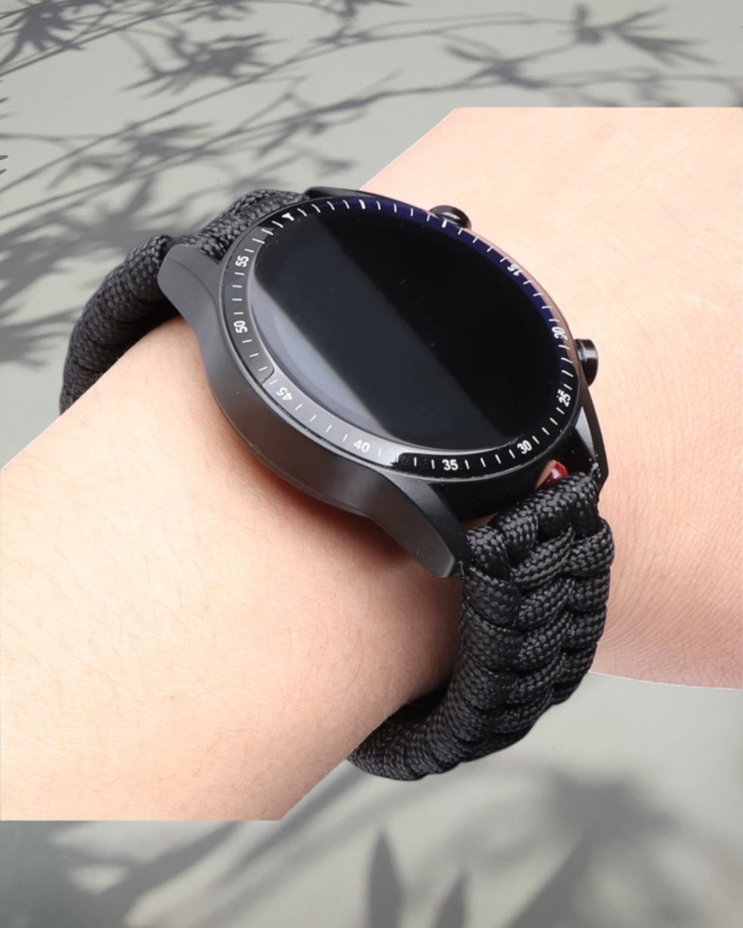 Säädettävä Paracord-Nylon Hihna Ulkoiluun ja Arkeen Liedosta