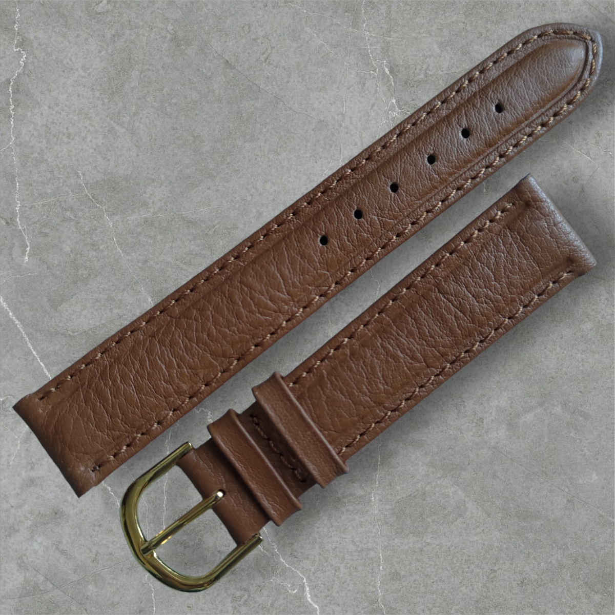 Nahkaranneke Prestige Cavan| konjakki 18 mm