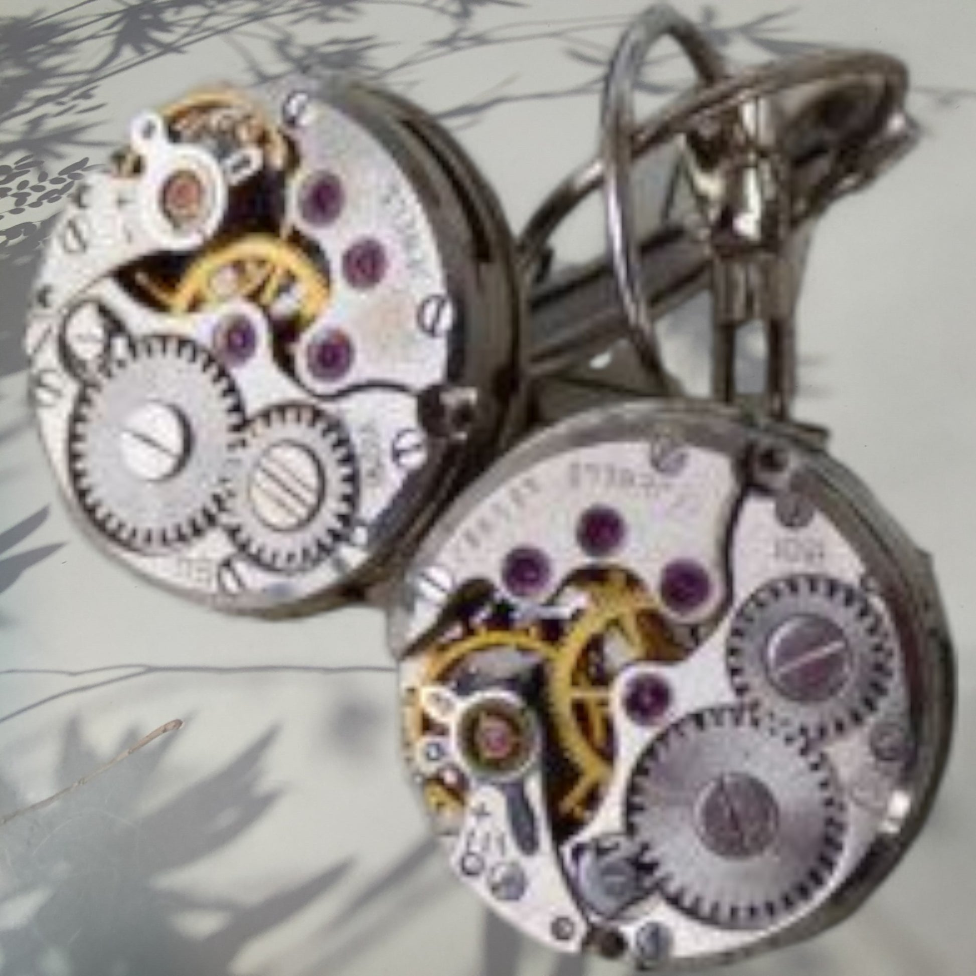 Rannekello korvakorut vintage steampunk sauva