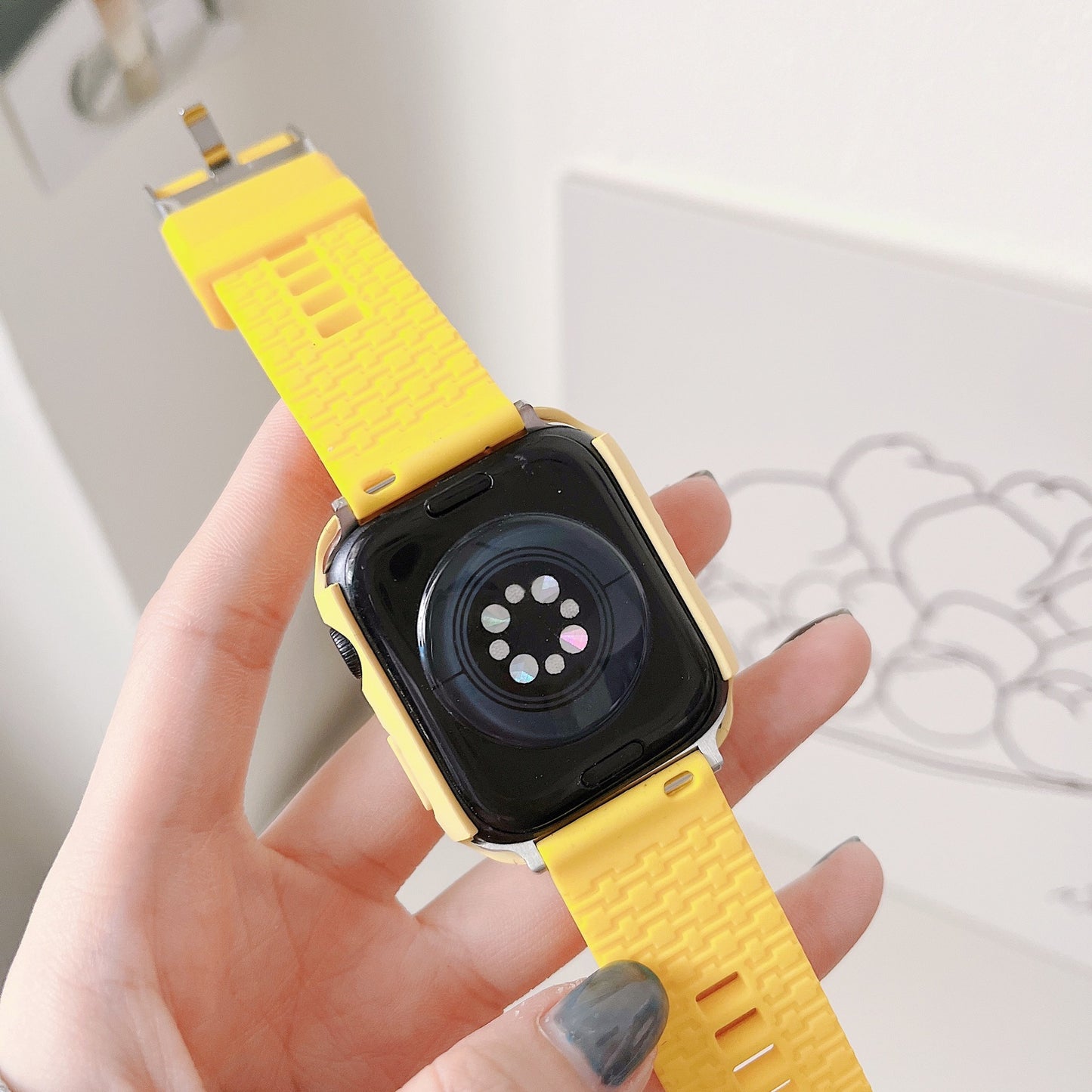 Silicone Strap Watch Case Set