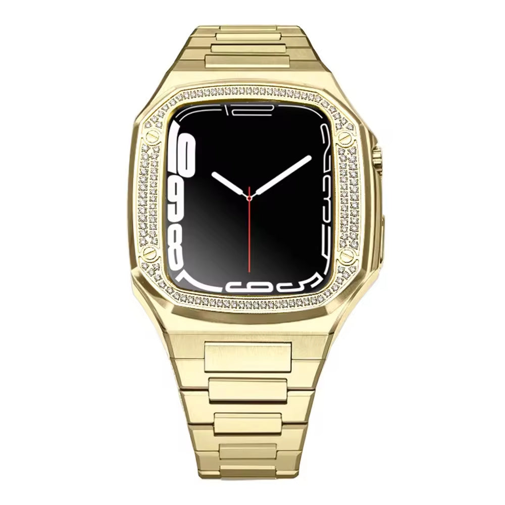 Stainless Steel Integrated Watch Modification Shell Diamond