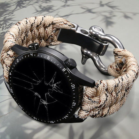 Säädettävä Paracord-Nylon Hihna Ulkoiluun ja Arkeen