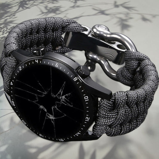 Säädettävä Paracord-Nylon Hihna Ulkoiluun ja Arkeen