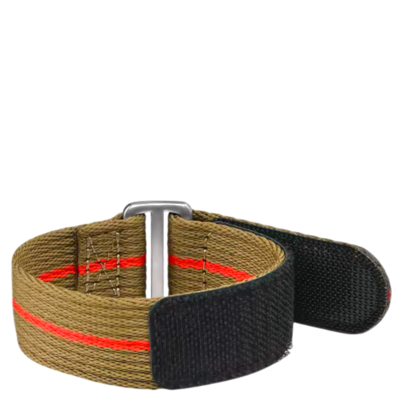 RAUTAOTE kelloranneke nylon tarrakiinnitys 20 mm 22 mm yksiosainen tekstiiliranneke